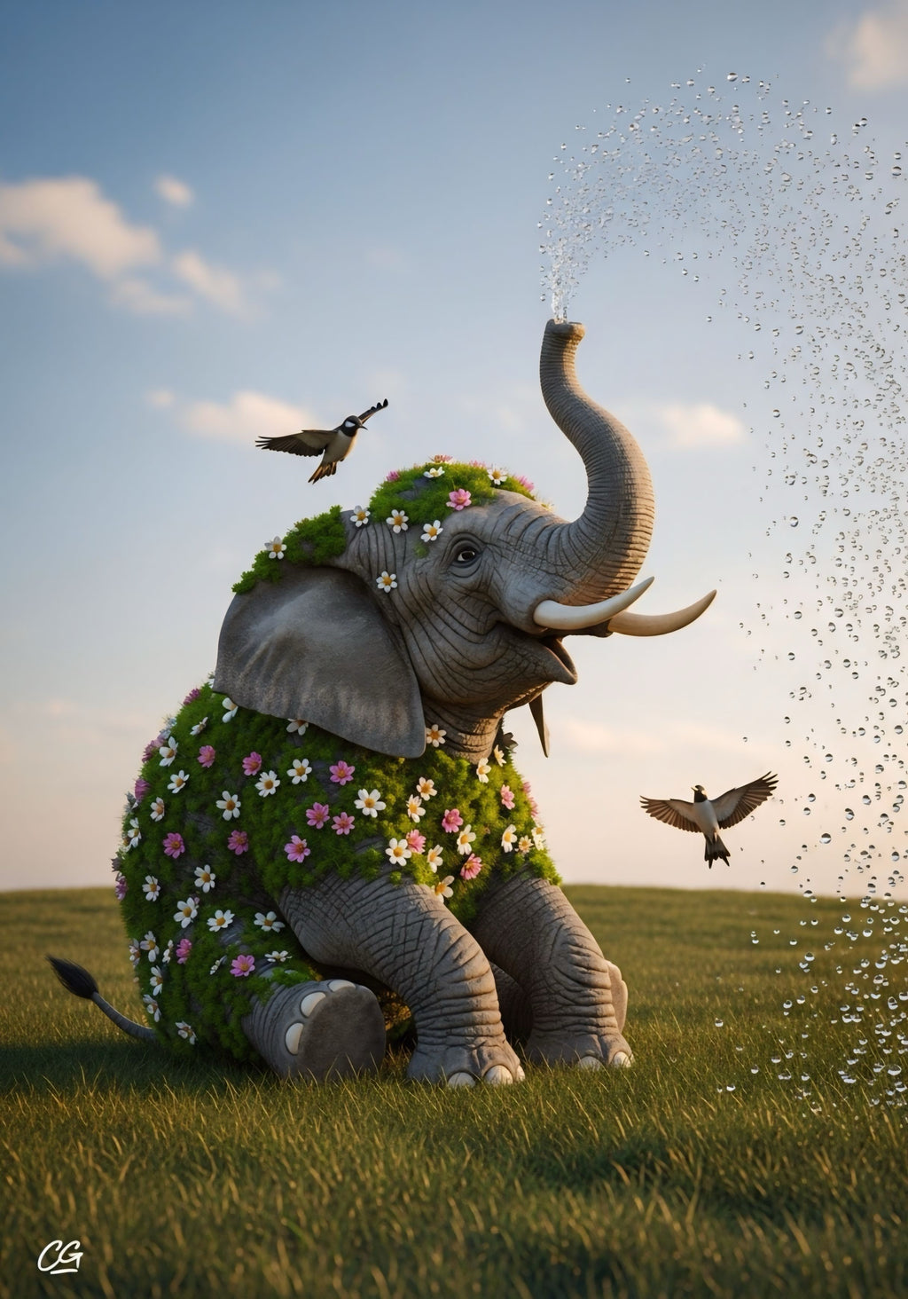 "Elefante Mágico: Símbolo de Sabiduría y Vida"