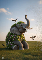 "Elefante Mágico: Símbolo de Sabiduría y Vida"