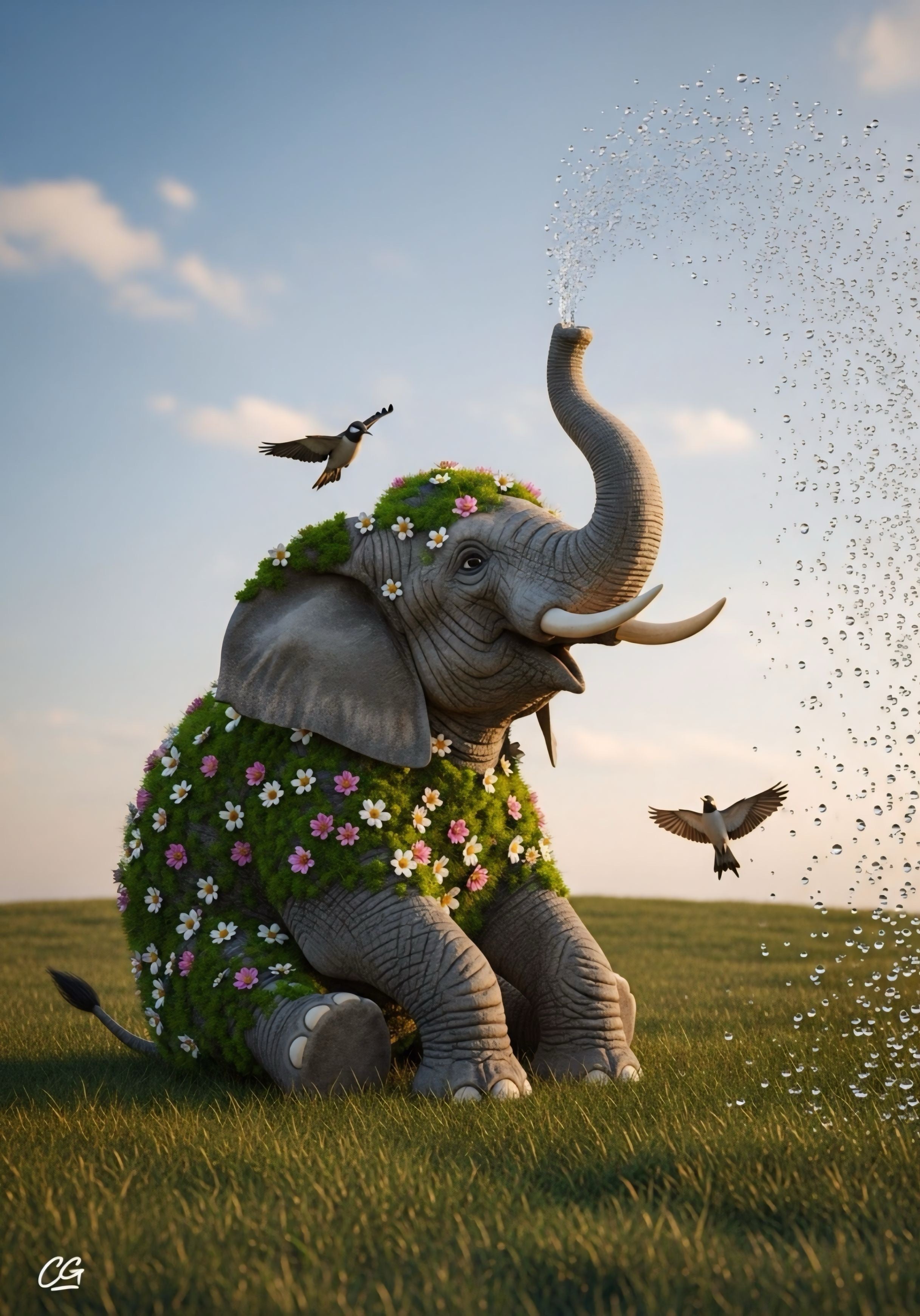 "Elefante Mágico: Símbolo de Sabiduría y Vida"