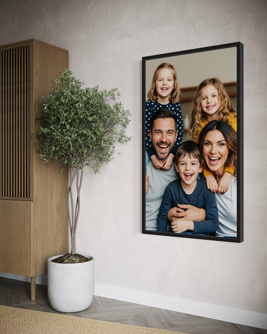 CANVAS CON MARCO "PANORÁMICO"