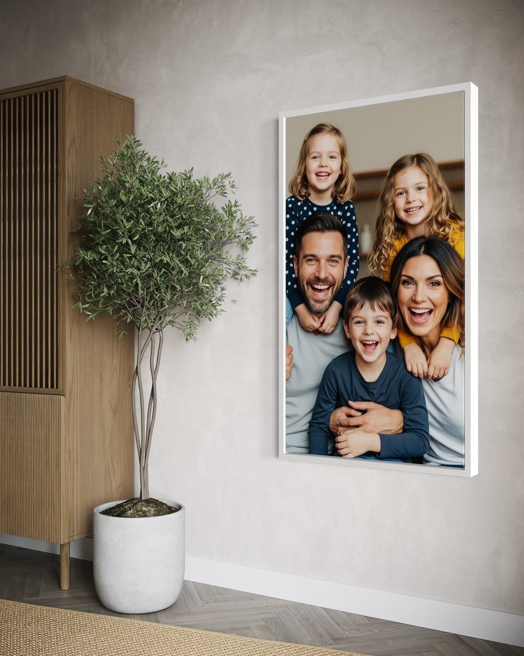 CANVAS CON MARCO "PANORÁMICO"