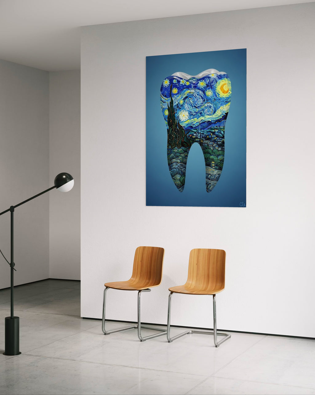 "La Noche Estrellada de tu Sonrisa"