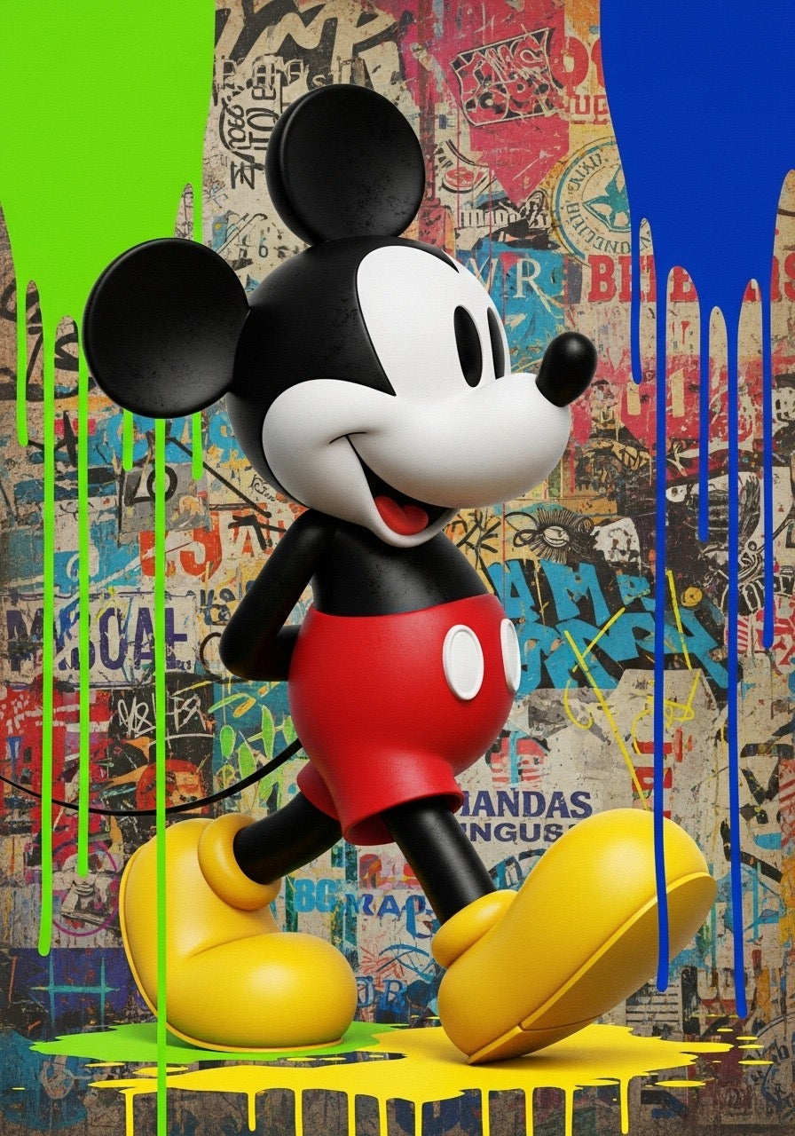 "Mickey Mouse: El Icono del Street Art"