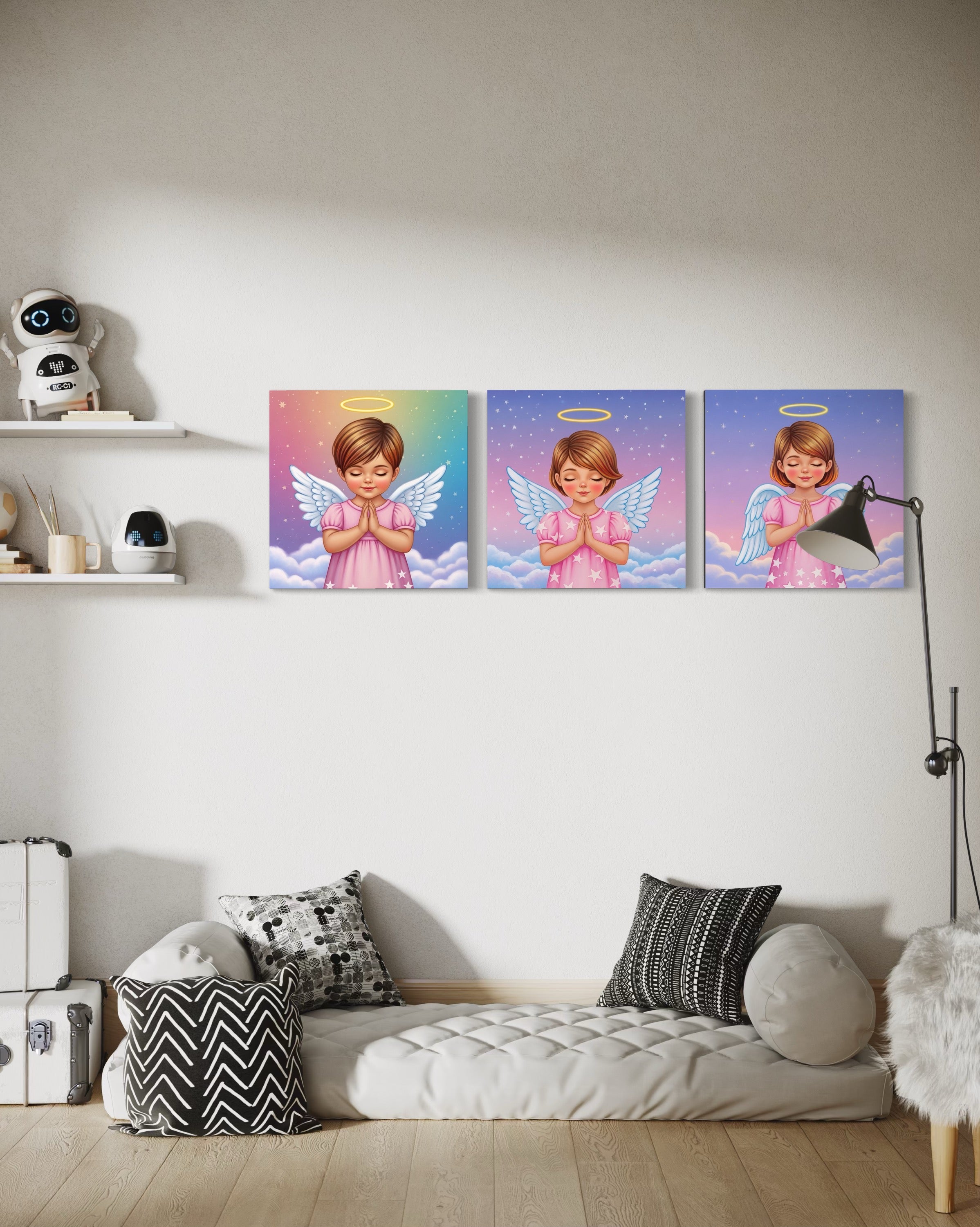 🌸 Dulces angelitos: Set de 3🪽✨