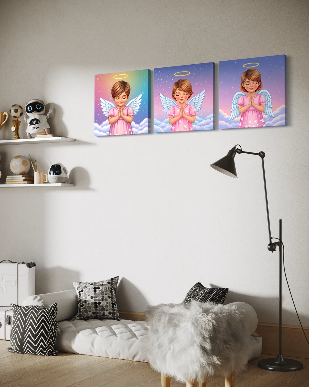 🌸 Dulces angelitos: Set de 3🪽✨