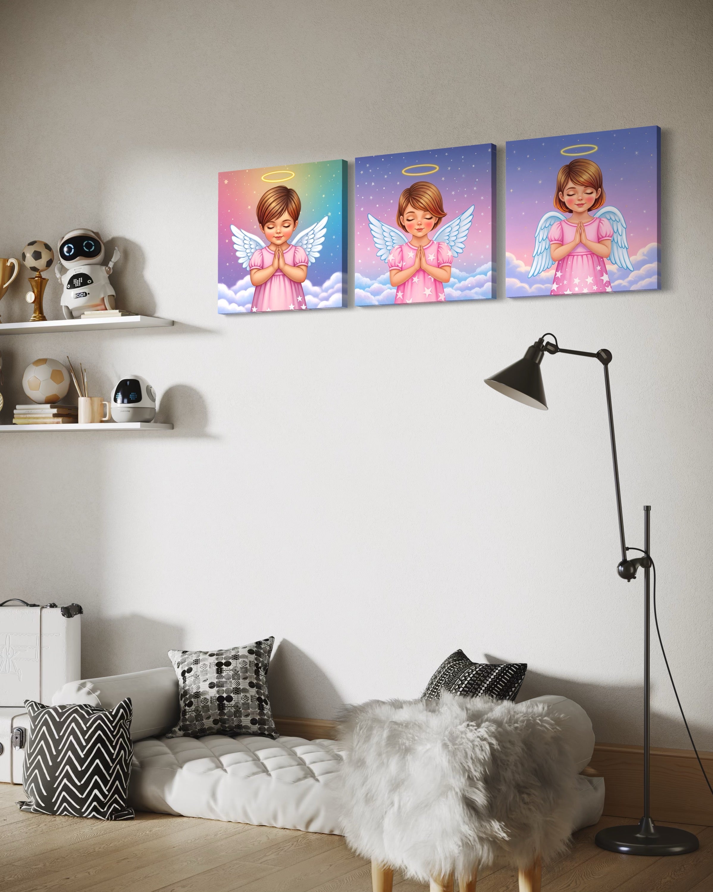 🌸 Dulces angelitos: Set de 3🪽✨