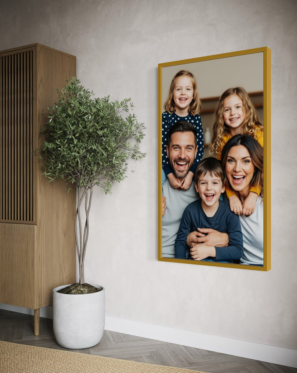 CANVAS CON MARCO "PANORÁMICO"