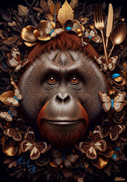 "Orangután Mágico: Sabiduría y Mística Natural"
