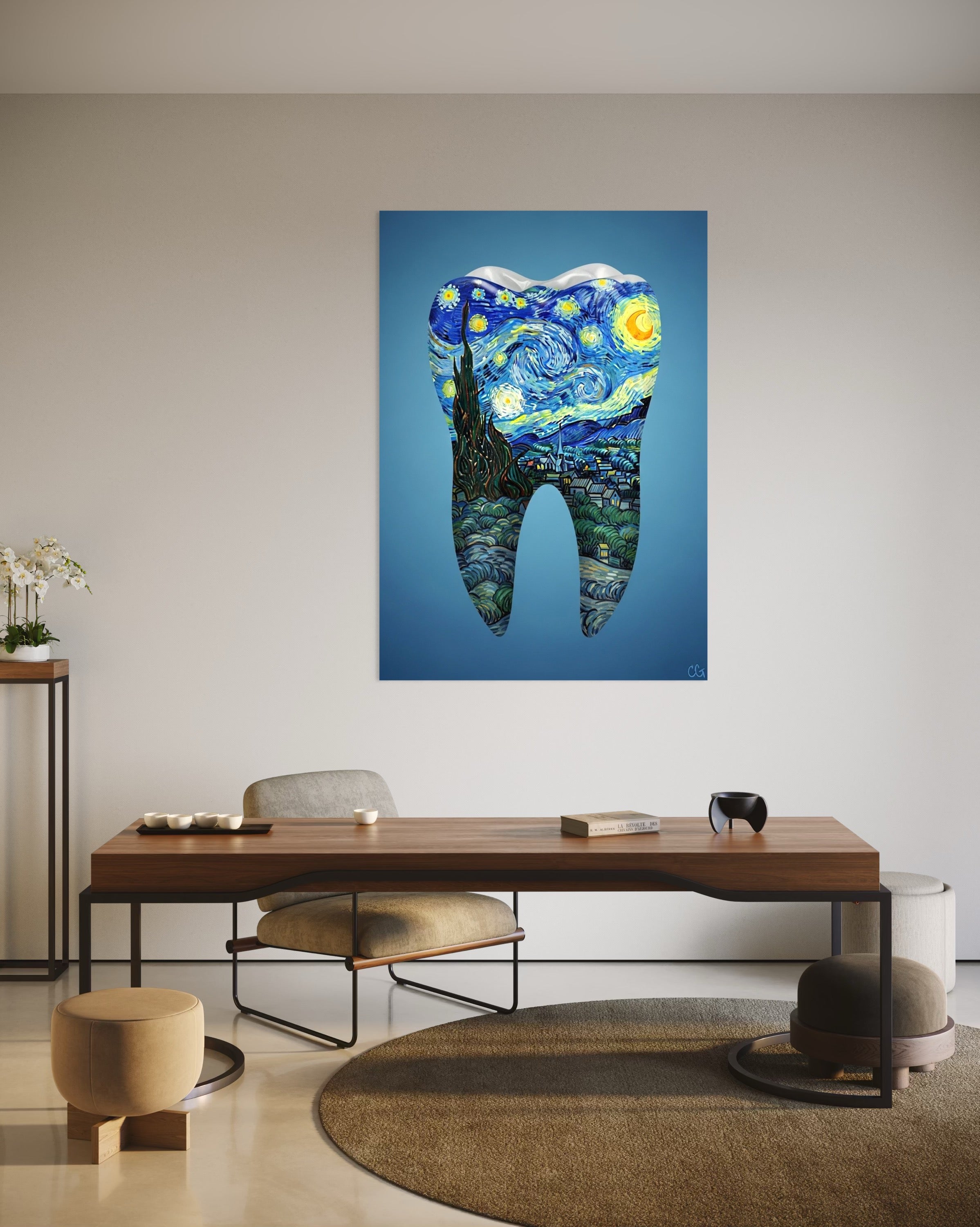 "La Noche Estrellada de tu Sonrisa"