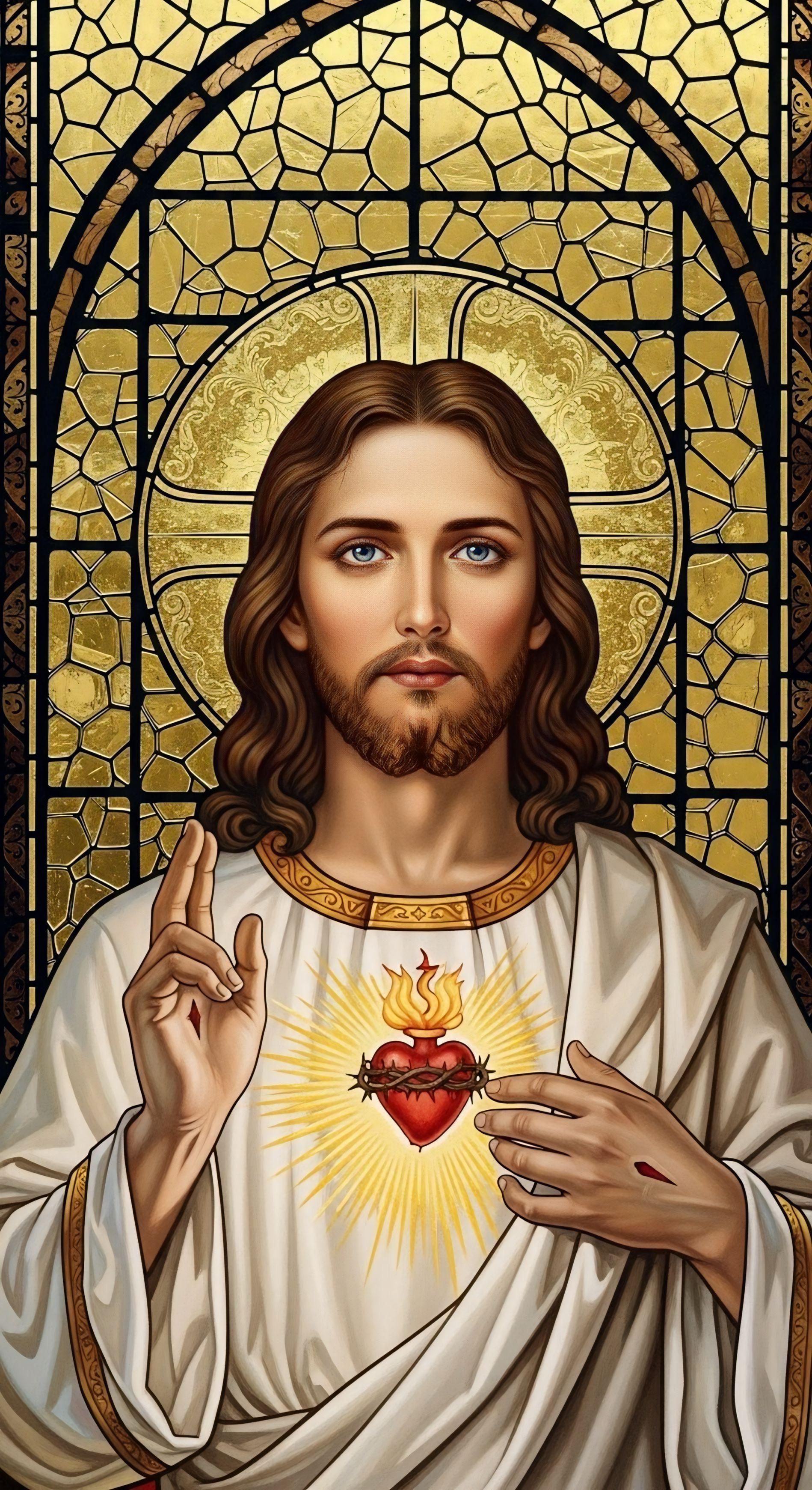 "Sagrado Corazón de Jesús: Luz y Devoción"