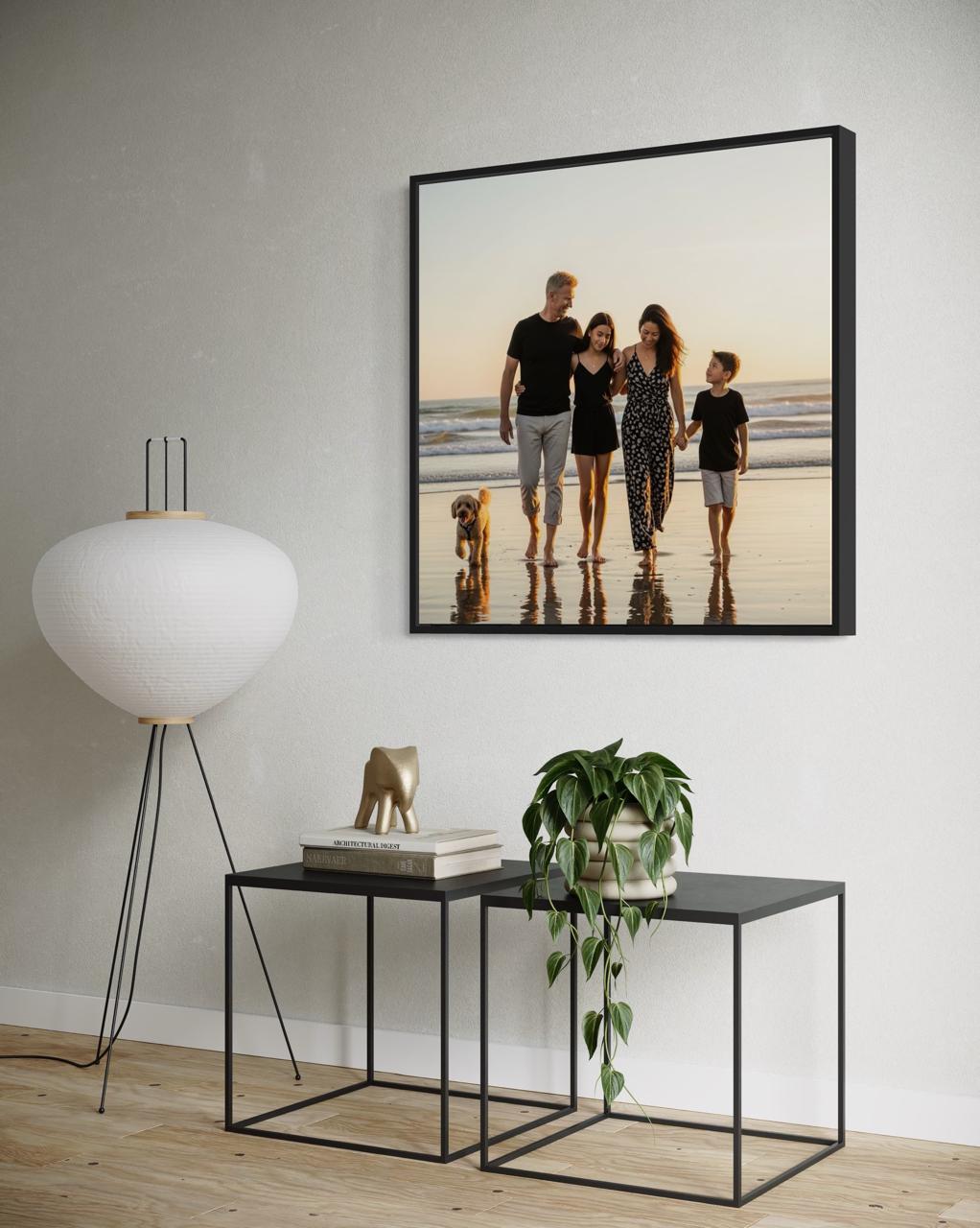 CANVAS CON MARCO "CUADRADO"