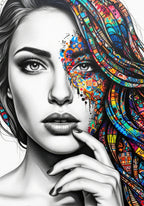 "El Alma a Color: Belleza y Expresión en Tres Miradas."