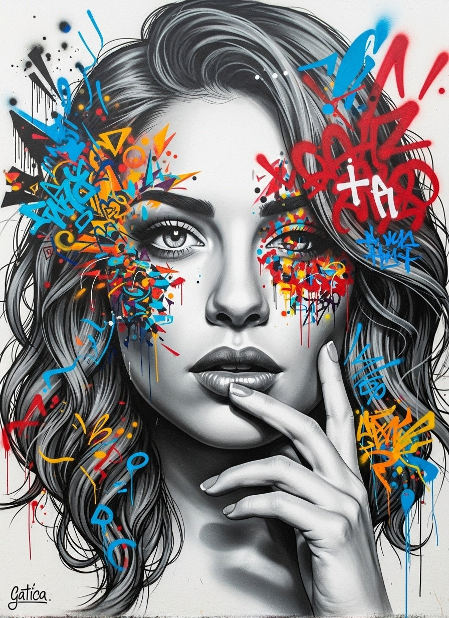 "El Alma a Color: Belleza y Expresión en Tres Miradas."