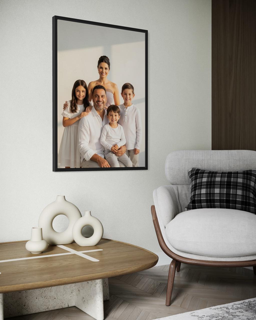 CANVAS CON MARCO "RECTANGULAR"