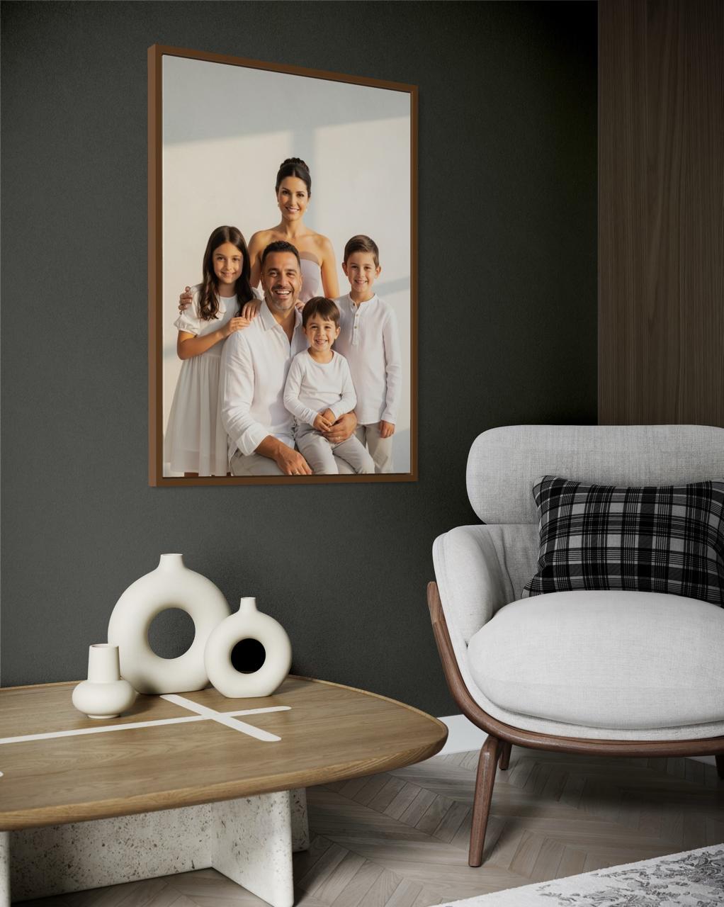 CANVAS CON MARCO "RECTANGULAR"