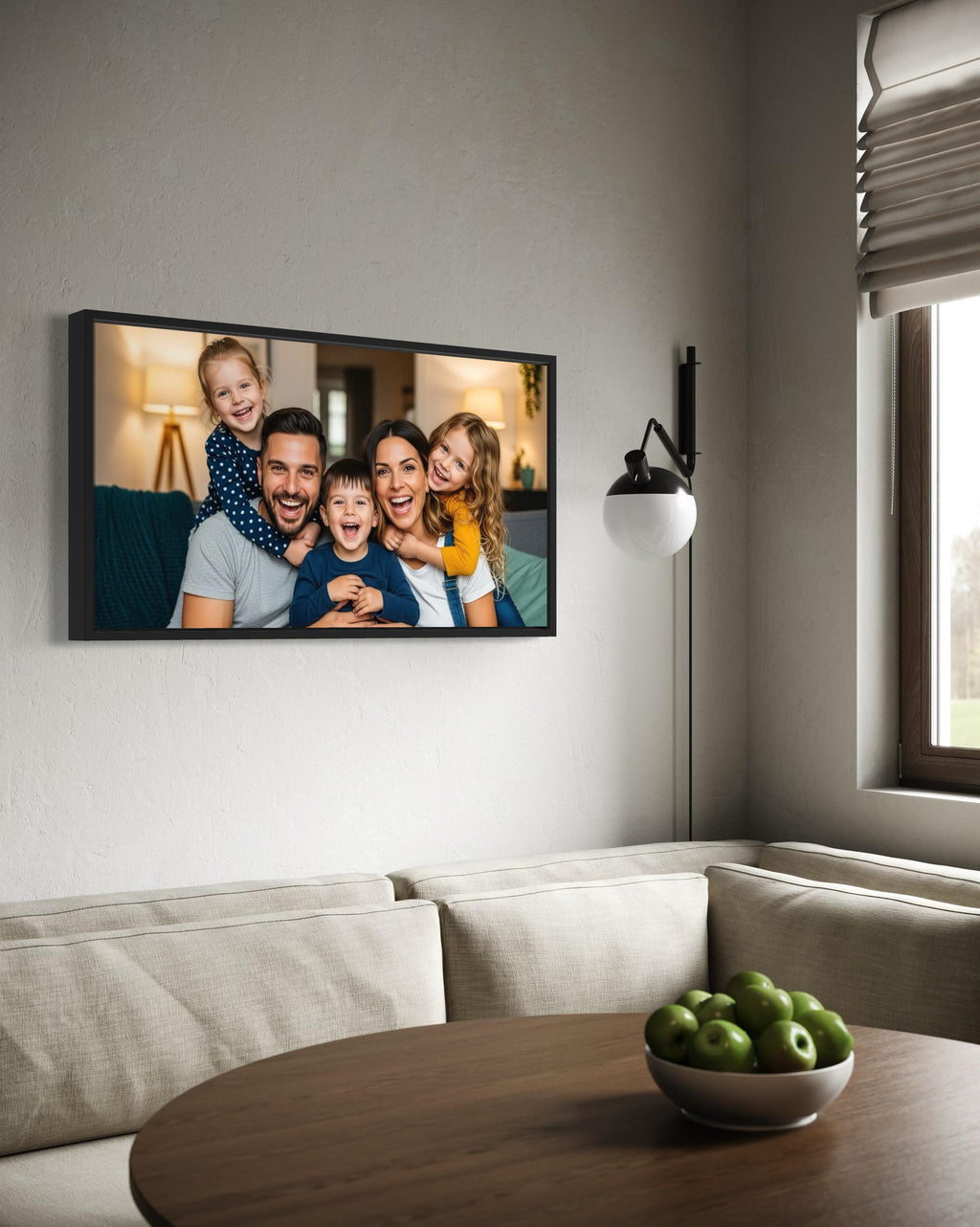 CANVAS CON MARCO "PANORÁMICO"