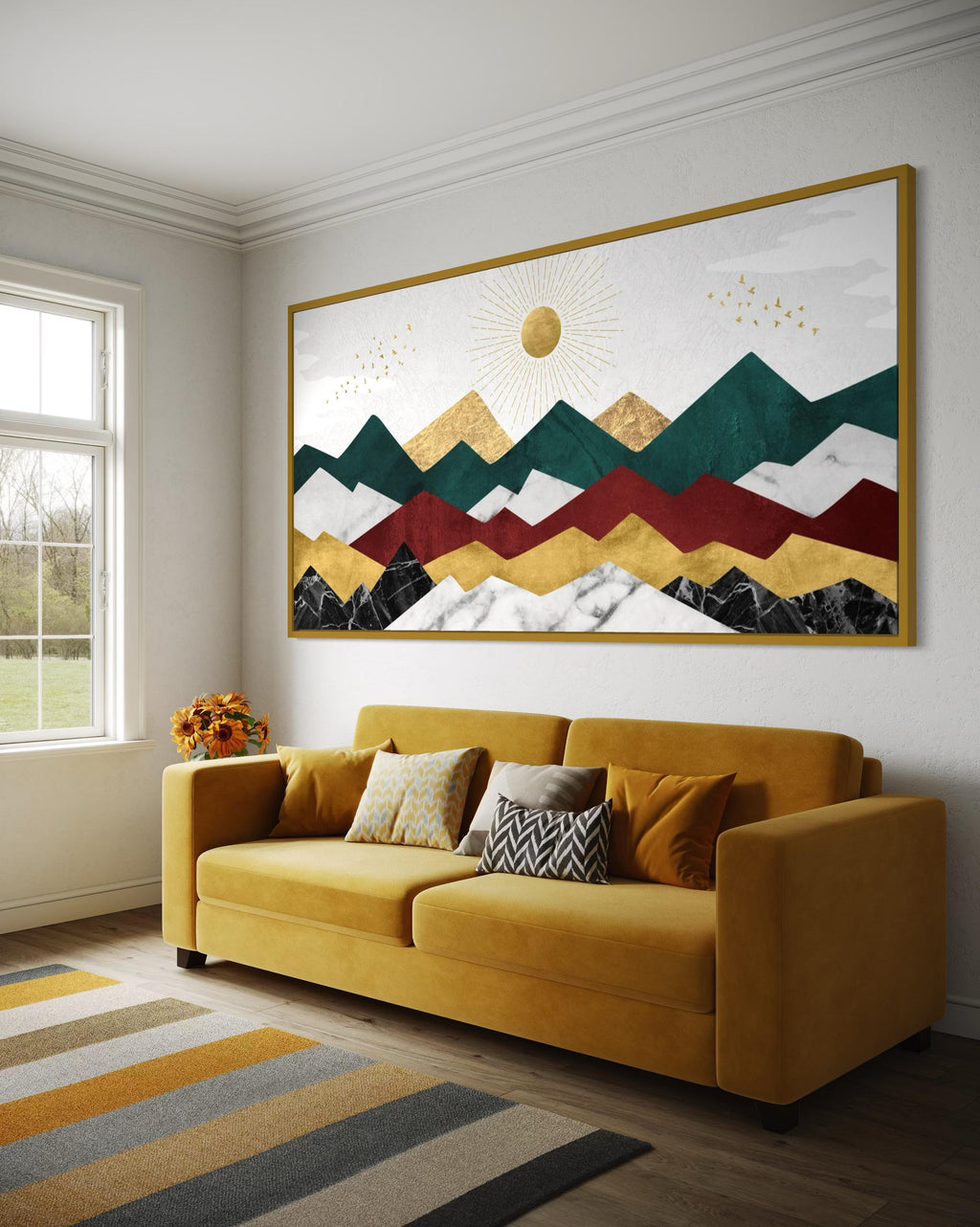 "Armonía geométrica en la montaña"