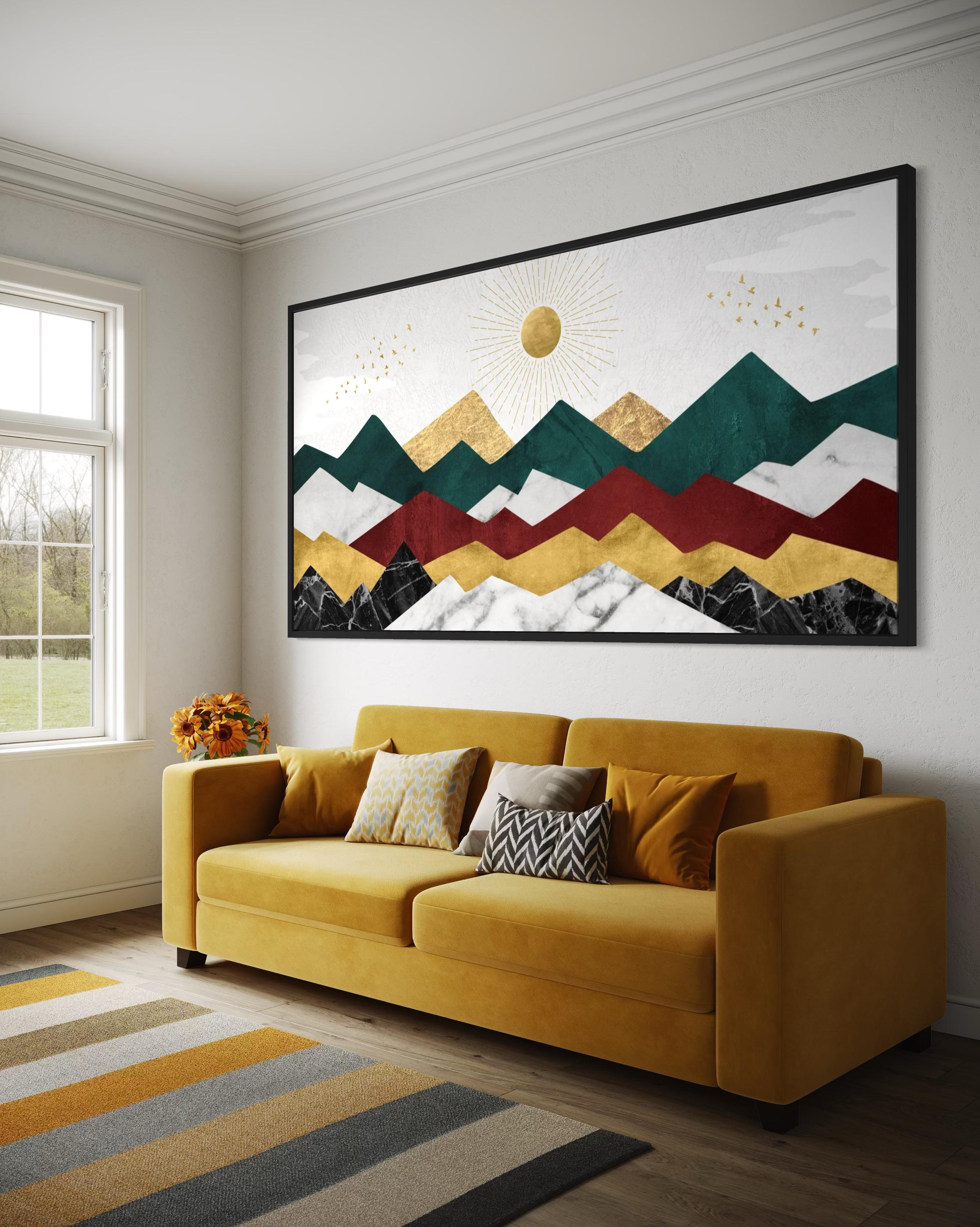 "Armonía geométrica en la montaña"