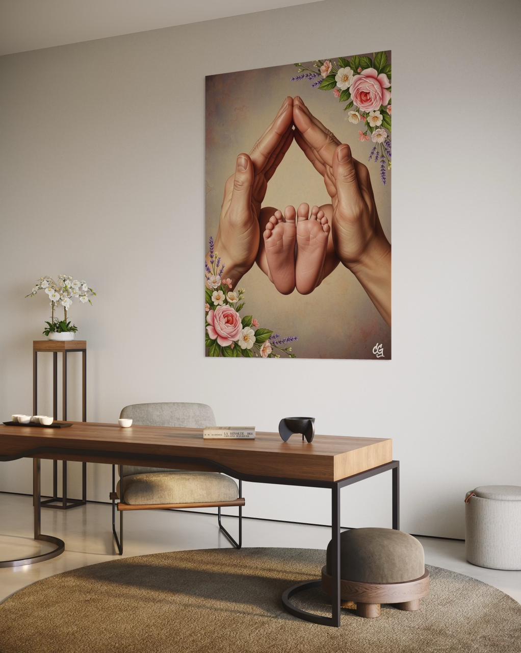 Nuestro pequeño hogar en la palma de la mano.