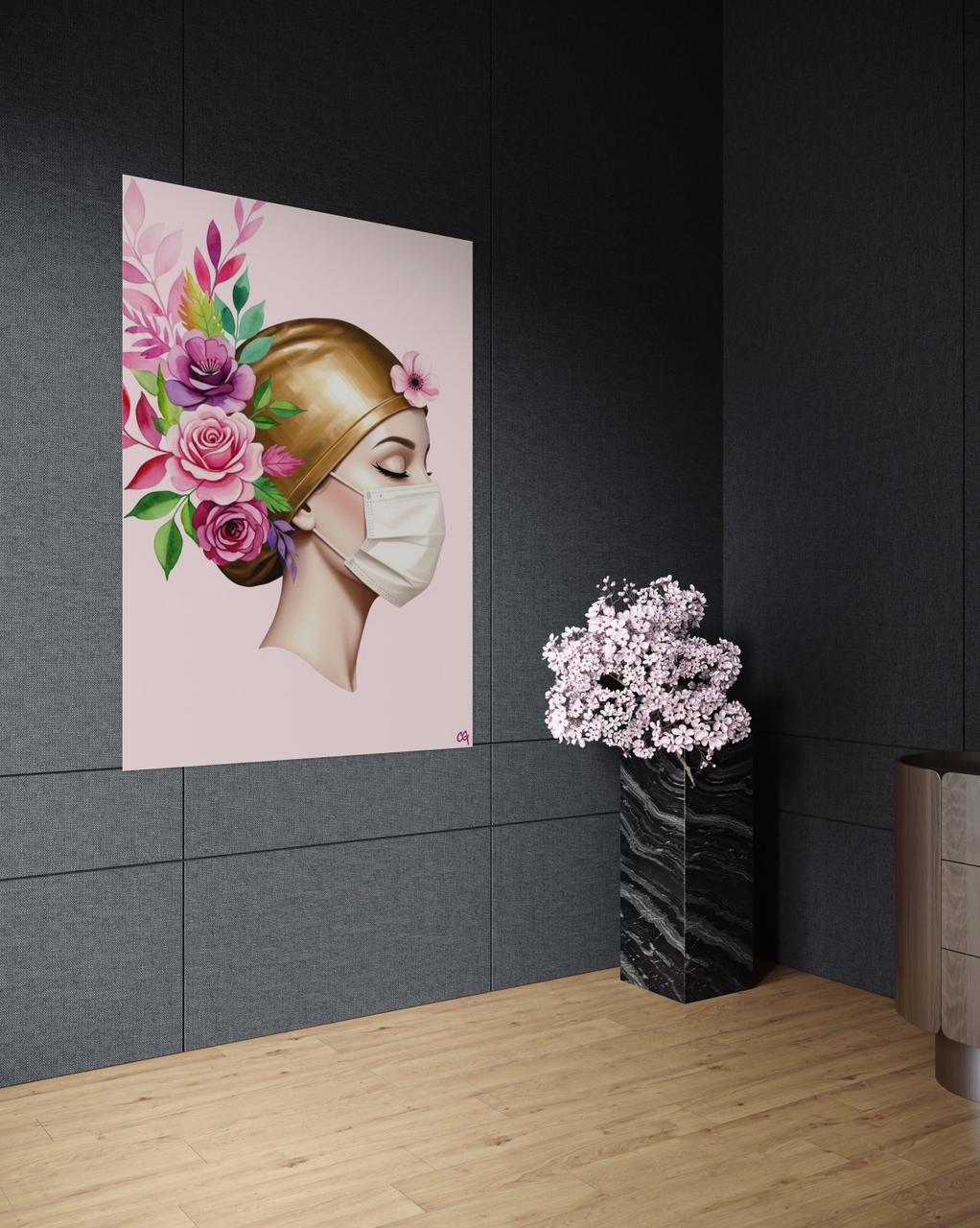 "La Belleza y Fortaleza de una Heroína Floreciendo."