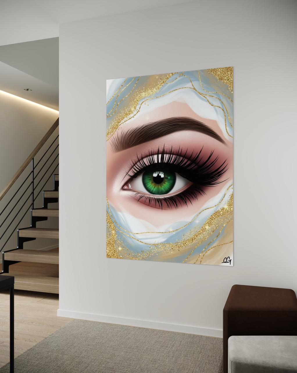 "La Profundidad de la Mirada Esmeralda."