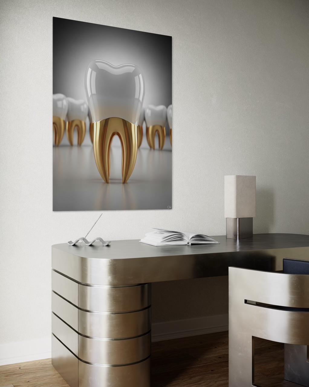 "La Perfección de la Sonrisa Dorada."