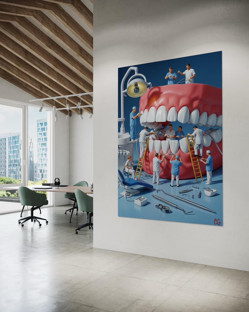 Construyendo sonrisas, un diente a la vez. ¡Manos a la obra! 🛠️