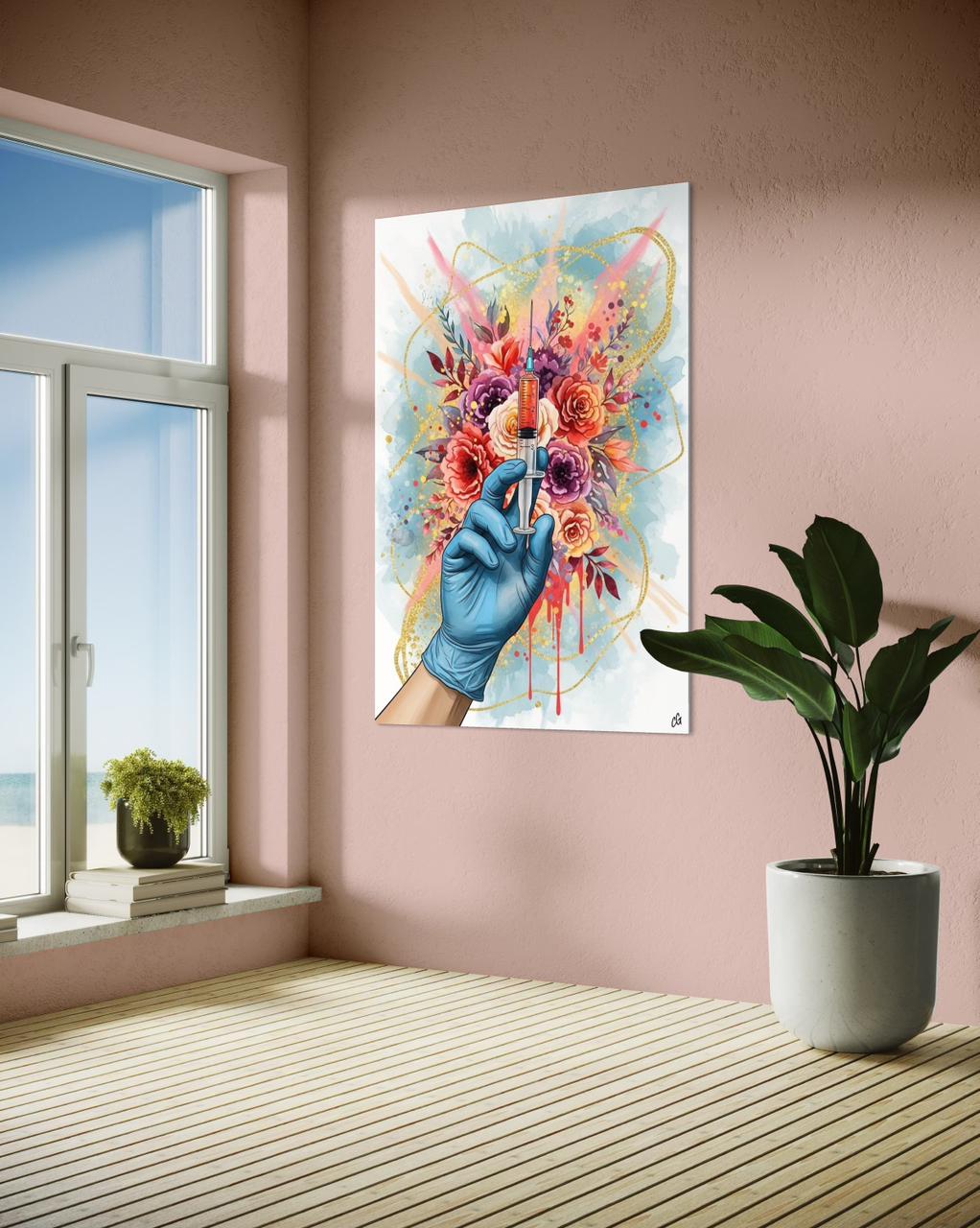 Inyección de vida y color. El arte de curar y la belleza de la esperanza. ✨