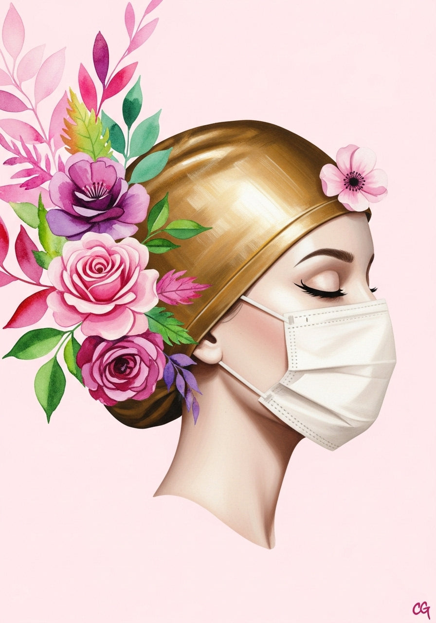 "La Belleza y Fortaleza de una Heroína Floreciendo."