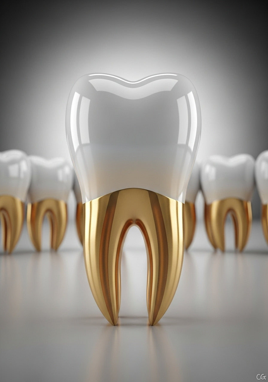 "La Perfección de la Sonrisa Dorada."