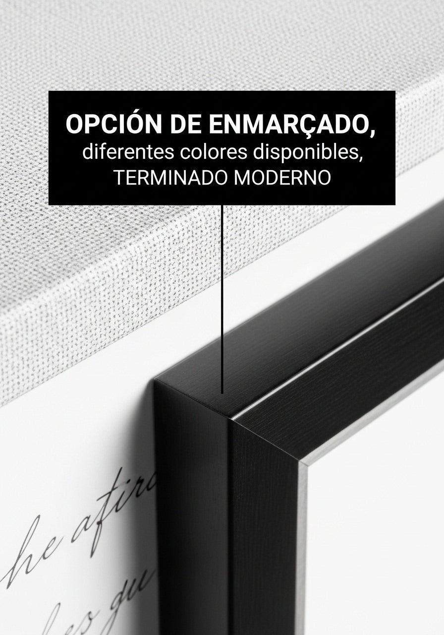 CANVAS CON MARCO "RECTANGULAR"