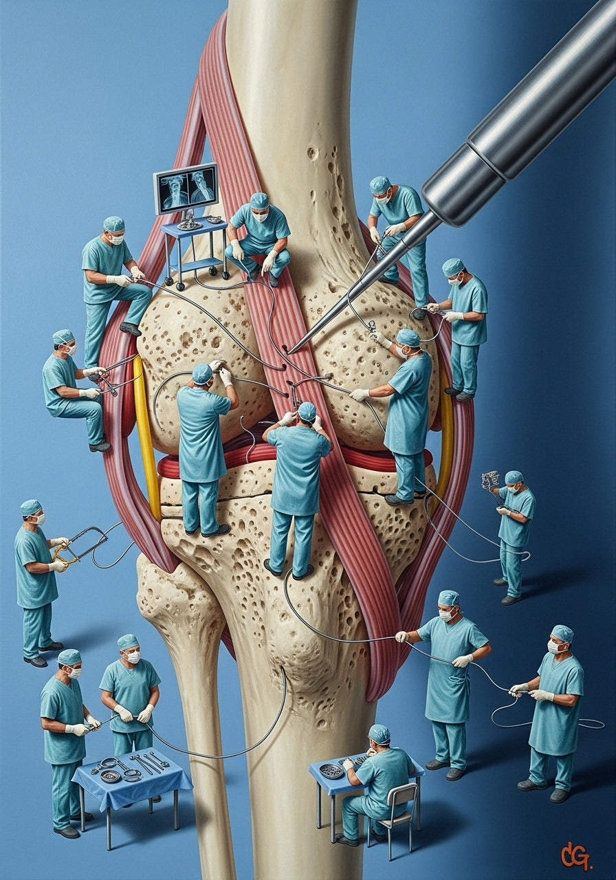 Reparando la máquina perfecta.