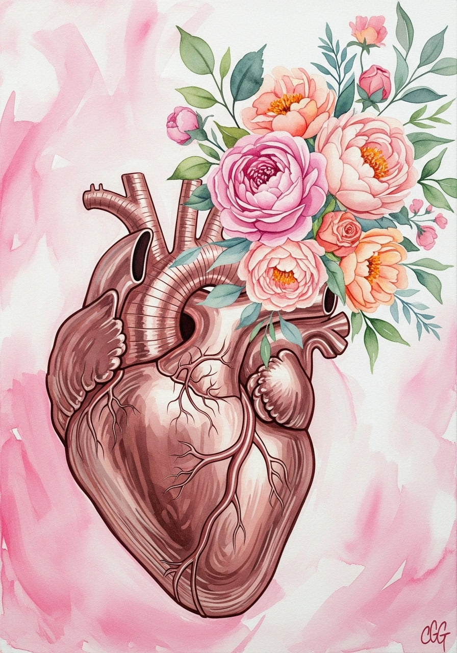 Donde reside la belleza. El corazón como un jardín. 🌸