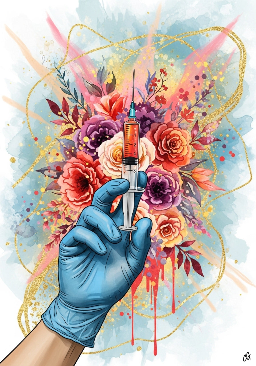 Inyección de vida y color. El arte de curar y la belleza de la esperanza. ✨