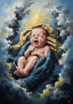 "El Milagro de la Vida: Protegido y Lleno de Esperanza."