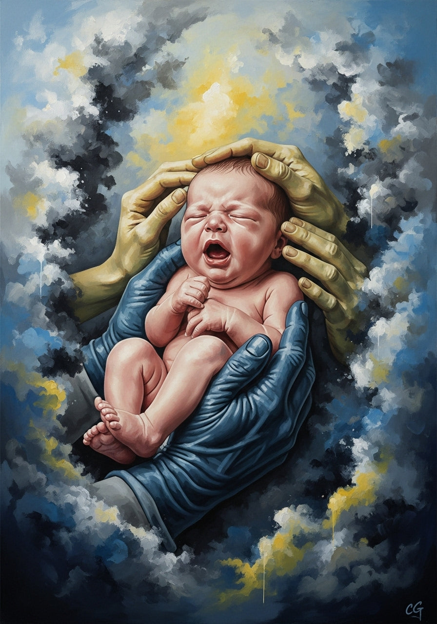 "El Milagro de la Vida: Protegido y Lleno de Esperanza."