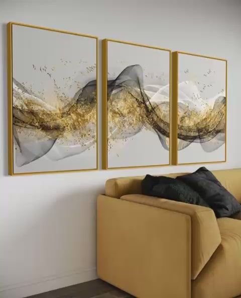 "Trilogía de Movimiento y Oro"