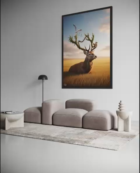 "Armonía Salvaje: El Canto del Ciervo"